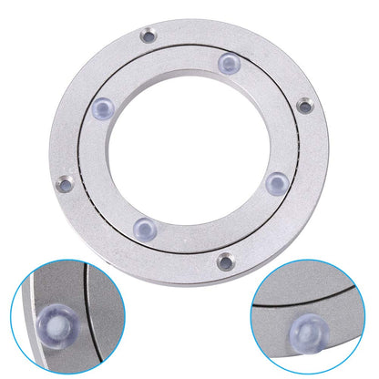 EVTSCAN Lazy Susan Hardware Heavy, Turntable Bearing Round Swivel Plate Hardware for Kitchen Dining-Table(8inch)
