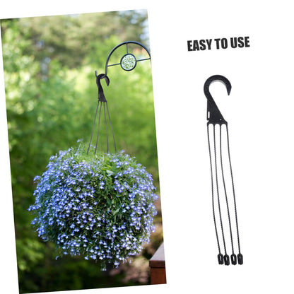 OFFSCH 10pcs Resin Plant Pot Hangers Hanging Flower Pot Hooks for Indoor Gardening Easy Install Home Office Decor