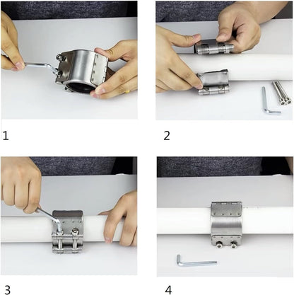 Pipe Repair clamp,Leak Sealer,Emergency Pipe Repair Kit for Plastic and Metal Pipes (60mm-65mm/2.5 inch)