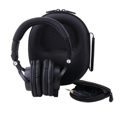 Aenllosi Hard Carrying Case Replacement for Audio-Technica ATH-M20x/M30x/M40x/M50x/M60x Professional Studio Monitor Headphones