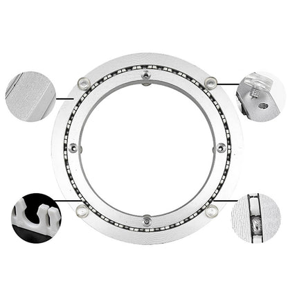 Silent Turntable Bearing Swivel, Household Round Table Rotating Bearing, for Lazy Susan Swivel Turntable Bearing Hardware(200mm (8 inches))