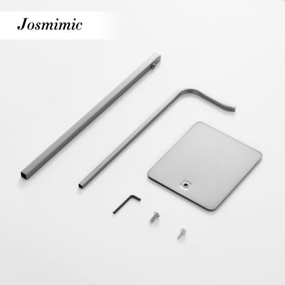 Josmimic 3 pcs Purse Holder Handbag Display Stand: Silver Hanger Rack for Bags, Purses, and Wreath, Adjustable Hook Stand for Tabletop, Closet, and Retail Use for Vendors