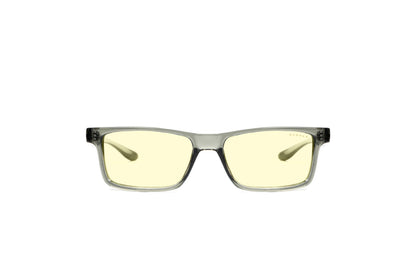 GUNNAR Computer Blue Light Blocking Glasse's Amber Lens, Gray Crystal, Kids/Youth