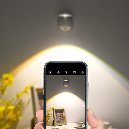 Yuewilai Wireless Picture Light Battery Operated, 2200mAH Rechargeable Painting Light with Motion Sensor and Rotatable Tube, Stepless Dimming Art Display Light for Picture Frame