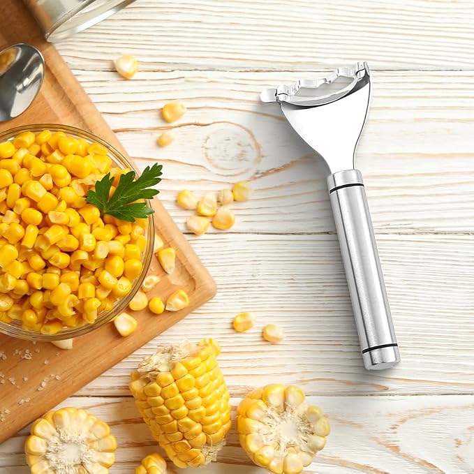 2026 Upgraded Corn Peeler, Stainless Steel Corn Cob Stripper Tool Corn Thresher from the Cob, Fast Corn Cob Separator (1 PCS)
