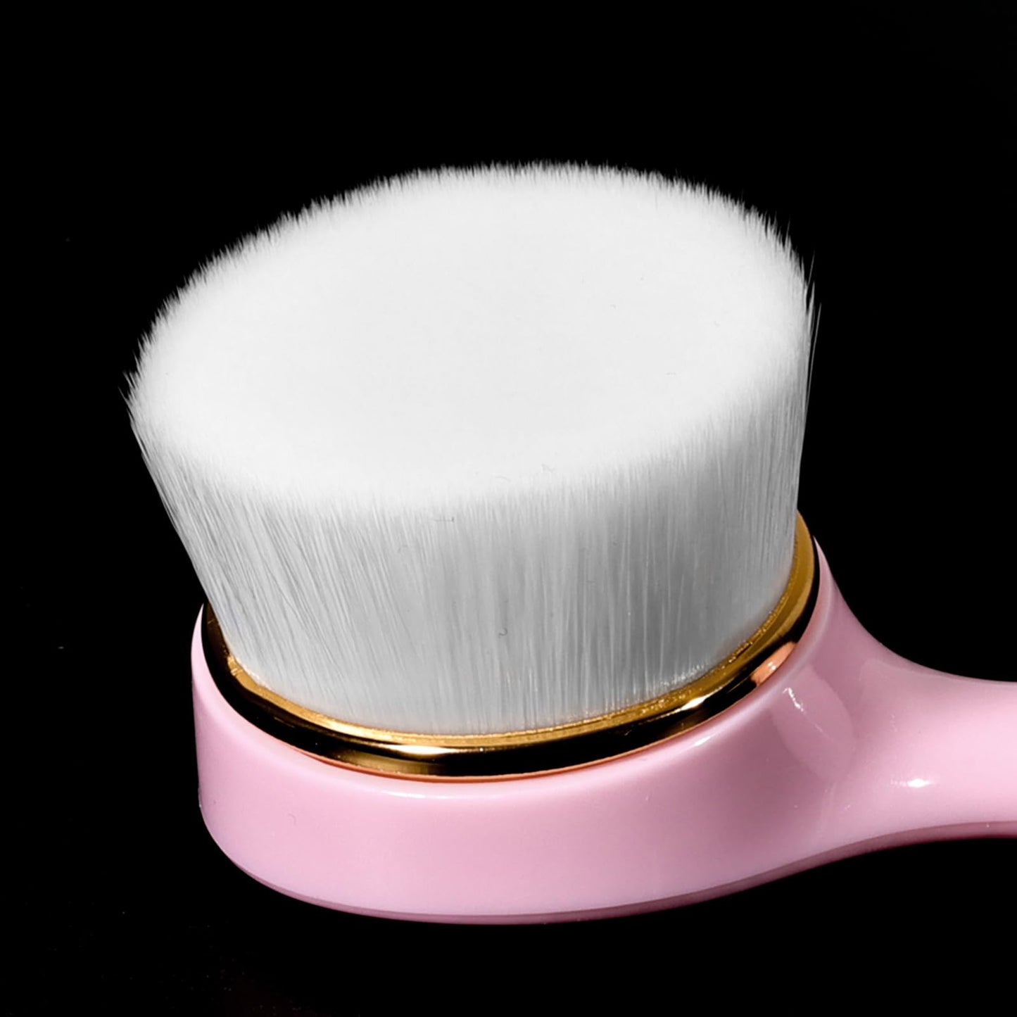 2 Pack Soft Bristle Facial Cleansing Brush for Deep Pore Cleaning, Face Exfoliating Scrub Brush for Face Cleansing Skincare Massaging (Pink and Jade White)