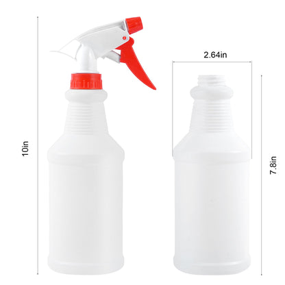 YaCCHLuu 6 Pcs 16 Oz Spray Bottles，Adjustable Empty Spray Bottle for Cleaning Solutions，Spray Bottles Bulk，Refillable Spray Bottle for Planting, Water, Bathroom and Kitchen, BBQ, Commercial and Pet