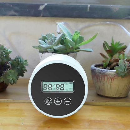 Automatic Watering System, Timer Indoor Automatic Irrigation Water Plant Watering Devices, Indoor Plant Waterer Timer for Potted Plants Yard Garden (10M 15 Pots)