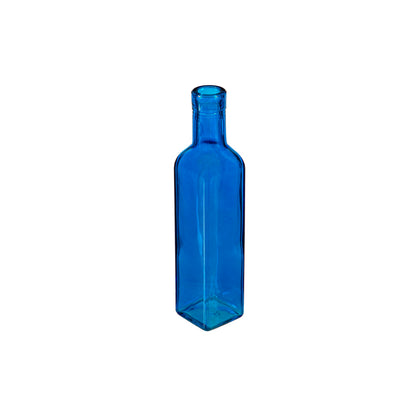 Evergreen Garden Glass Bottles for Bottle Tree, Wine Bottles for Decorativation Indoor Outdoor Wedding Christmas Party Decor (Blue, Set of 5)