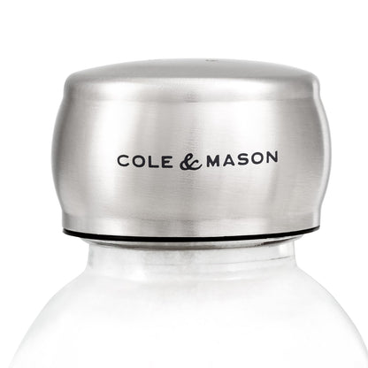 Cole & Mason Darlington Salt & Pepper Shaker Gift Set - Salt and Pepper Shakers - Home & Kitchen Accessories - Kitchen Essentials - Acrylic & Stainless Steel Shaker Set