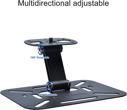 Projector Stand Table, Desktop Foldable Stand, Projector Ceiling Mount, Easy Setup with 180-Degree Adjustment, Compatible with Most Projectors for Home,Outdoor,Office