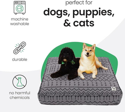 Molly Mutt Wild World Dog Bed Duvet Cover, 100% Cotton Canvas Cover for Dog, Puppy, or Cat Bed, Durable, Washable, and Free of Harmful Chemicals, Small, 22"x27"x5"
