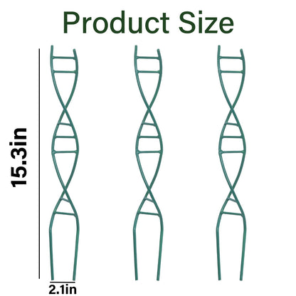 GOOOXIM Indoor Plant Trellis - DNA Spiral Design Metal Trellis for Potted Plants, Stylish Climbing Support for Small Houseplants, Durable & Easy to Install Garden Upgrade for Vining Plants