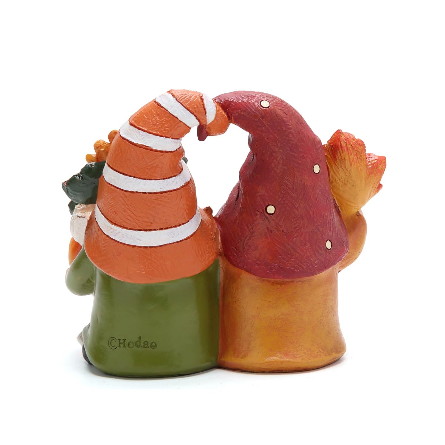 Hodao Fall Thanksgiving Pumpkin Gnome Decorations Handmade Swedish Tomte Gnome Elf for Fall Decor Gift - Thanksgiving Party Home Couple Gnomes Decor - Autumn Gift