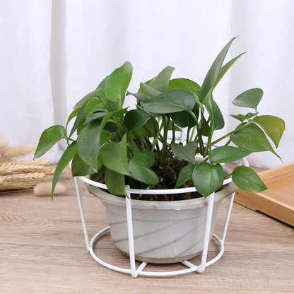 Hanging Railing Planters Baskets Balcony Flower Pot Holders Plant Iron Racks Fence Metal Potted Stand Mounted Balcony Round Plant Baskets Shelf Container Box for Indoor&Outdoor Use,Garden Steel Pots