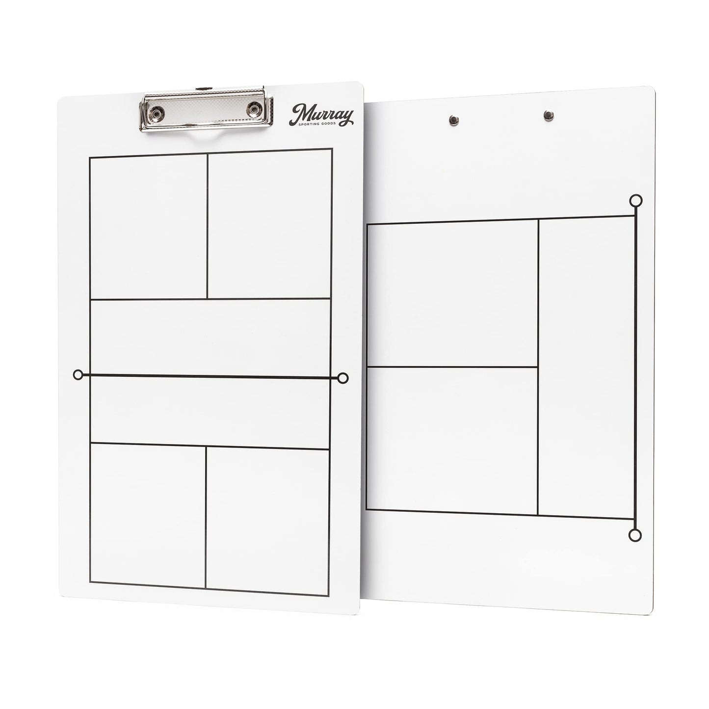 Murray Sporting Goods Dry Erase Coaches Clipboard | Double-Sided Dry Erase White Board (Pickleball)