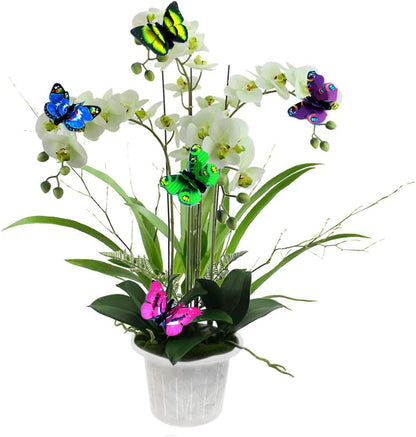 Adopirit Transparent Plastic Planter Garden Pots Orchid Breathable Slotted Clear Plastic Pot - Growers Assortment (10 pots - Two of Them are 4",5",6",7",7.5")
