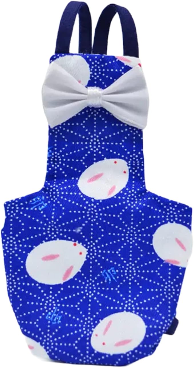 Bird Flight Suits Diapers for Monk Parakeets, Conures, Lovebirds, Cockatiels Flight Suits, Parrot Clothes, Bird Training Nappy Suit Liners Clothes (X-Small,Deep Blue)