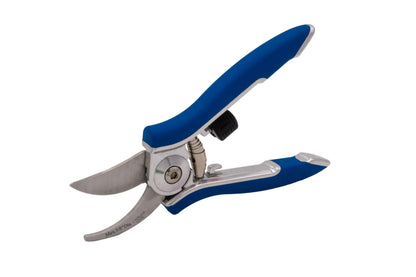 Dramm ColorPoint Stainless Steel Compact Garden Pruning Shears, Hand Pruner, Garden Clippers, with Heavy Duty Blade and Easy grip Handle, Blue