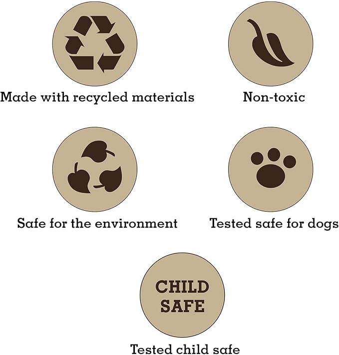 Durable Tough Cotton Canvas Squeaky Dog Toys, Eco-Friendly Interactive 2-Pack Chew Toy Set for Small, Medium & Large Dogs, Ducky & Dawgy (White)