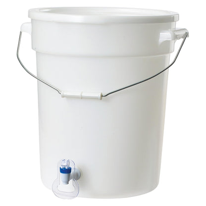 Beverage Dispenser White BPA Free Polypropylene 6 Gallon (PBDW-22)