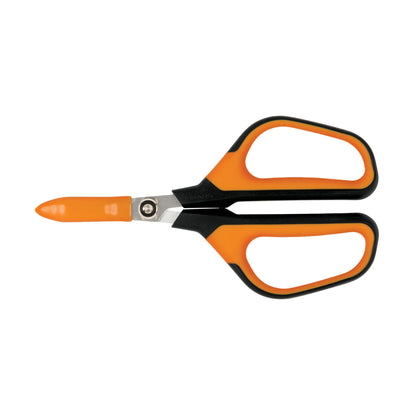 Fiskars Comfort Loop Pruning Snips, Garden Gifts for Women, Extra Large SoftGrip Handle, Yard and Garden Tools 7", Orange/Black