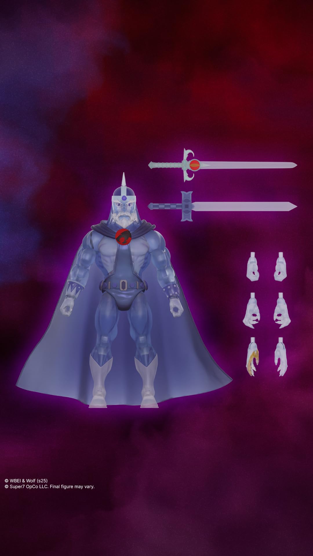 Super7 ULTIMATES! Thundercats Ghost Jaga - 7" Thundercats Action Figure with Accessories - Classic Cartoon Collectibles and Retro Toys