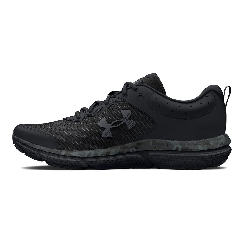 Under Armour Men's Charged Assert 10 Camo, (001) Black/Black/Pitch Gray, 11.5, US