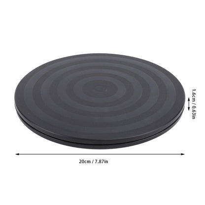 20cm Diameter Heavy Duty Rotating Swivel Stand Lazy Susan with Steel Ball Bearings for Model Base Rotating Plants Crafts Stand Monitor TV Monitors Potted Plants