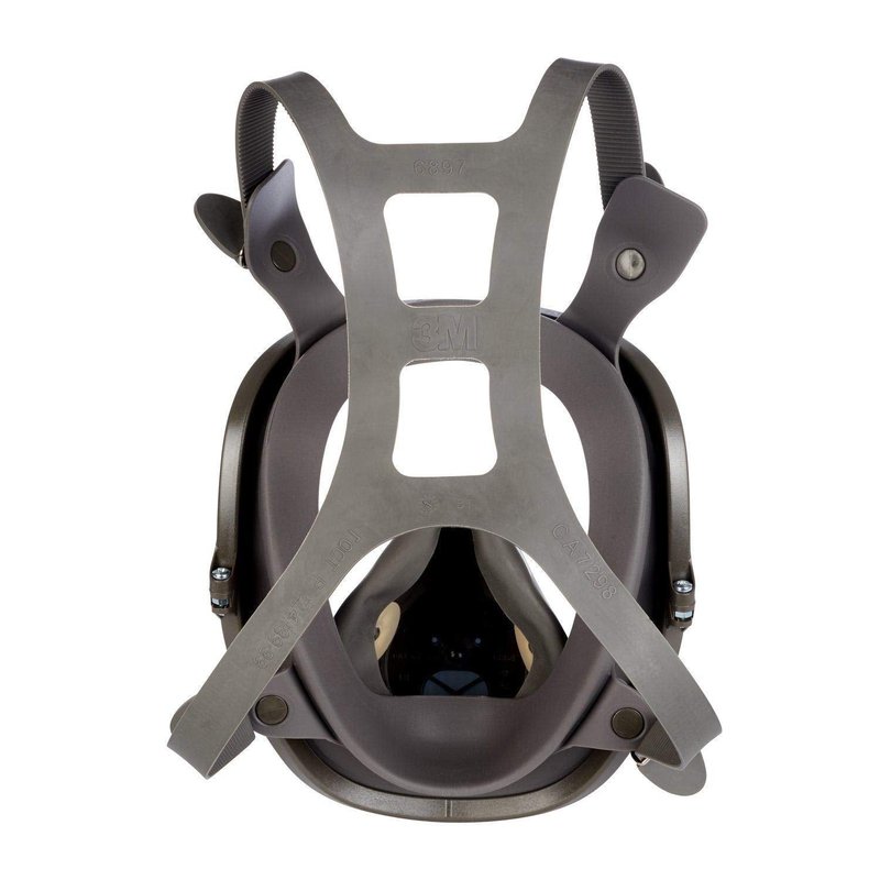 3M 6800 Full Facepiece Reusable Respirator, Medium, Gray