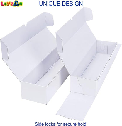 Trading-Card Storage Box, 8-Pack • 1000 Count Corrugated Cardboard Storage Box with dividers & labels for TCG/Magic/Mtg storage and Collection, 14.4 INCH Horizontal