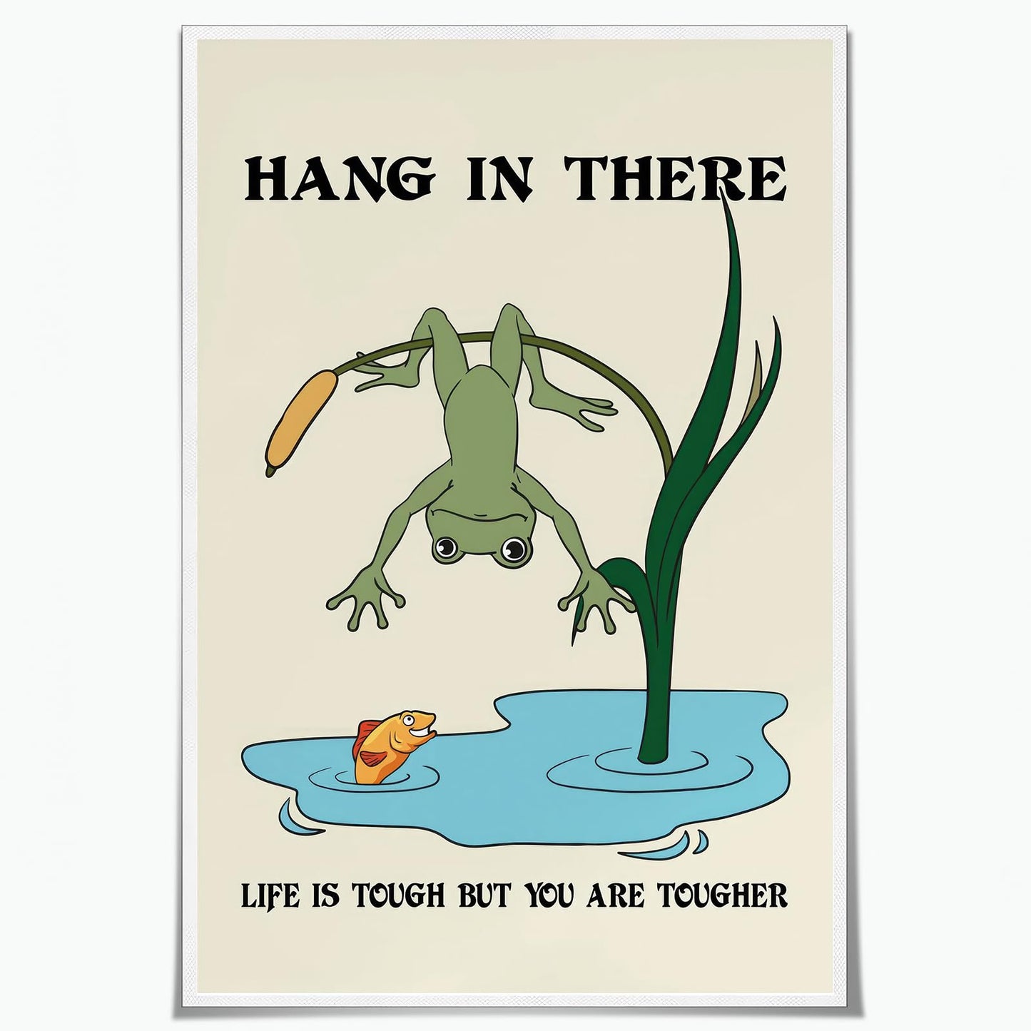 Nursery Poster Motivational Art Print Cute Animal Picture Funny Animal Wall Art Nursery Decor Uplifting Wall Decor 16x24Inch Unframed Poster for Kids Room Boys and Girls Room Baby Room Office Bedroom