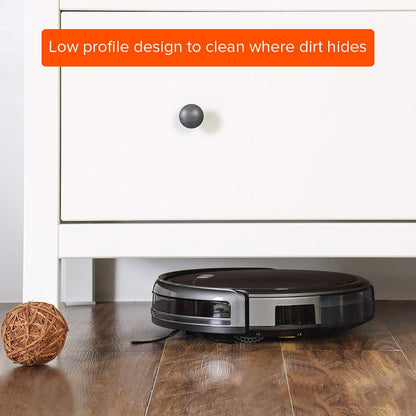 ILIFE V2 Robot Vacuum Cleaner, Tangle-Free Suction, 120 Mins Runtime, Slim, Self-Charging Robotic Vacuum Cleaner, Ideal for Pet Hair and Hard Floors