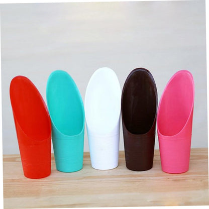 LIOOBO 5pcs Gardening Soil Shovel Multifunction Planting Shovel Bonsai Soil Scoop for Landscape Random Color