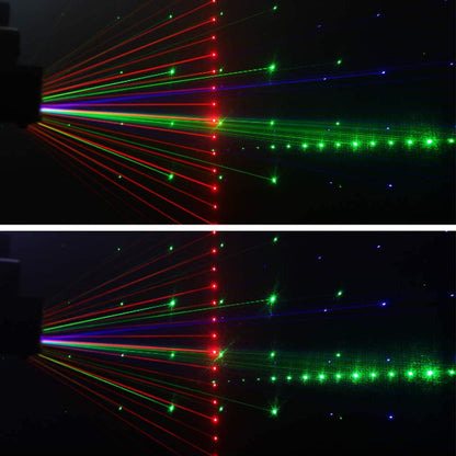 U`King Party Lights DJ Disco Light,9 Lens Stage Lighting Support DMX512 and Sound Activated with Remote Control Laser Lights for Parties Birthday Wedding Karaoke Bar KTV Club Stage Live Show