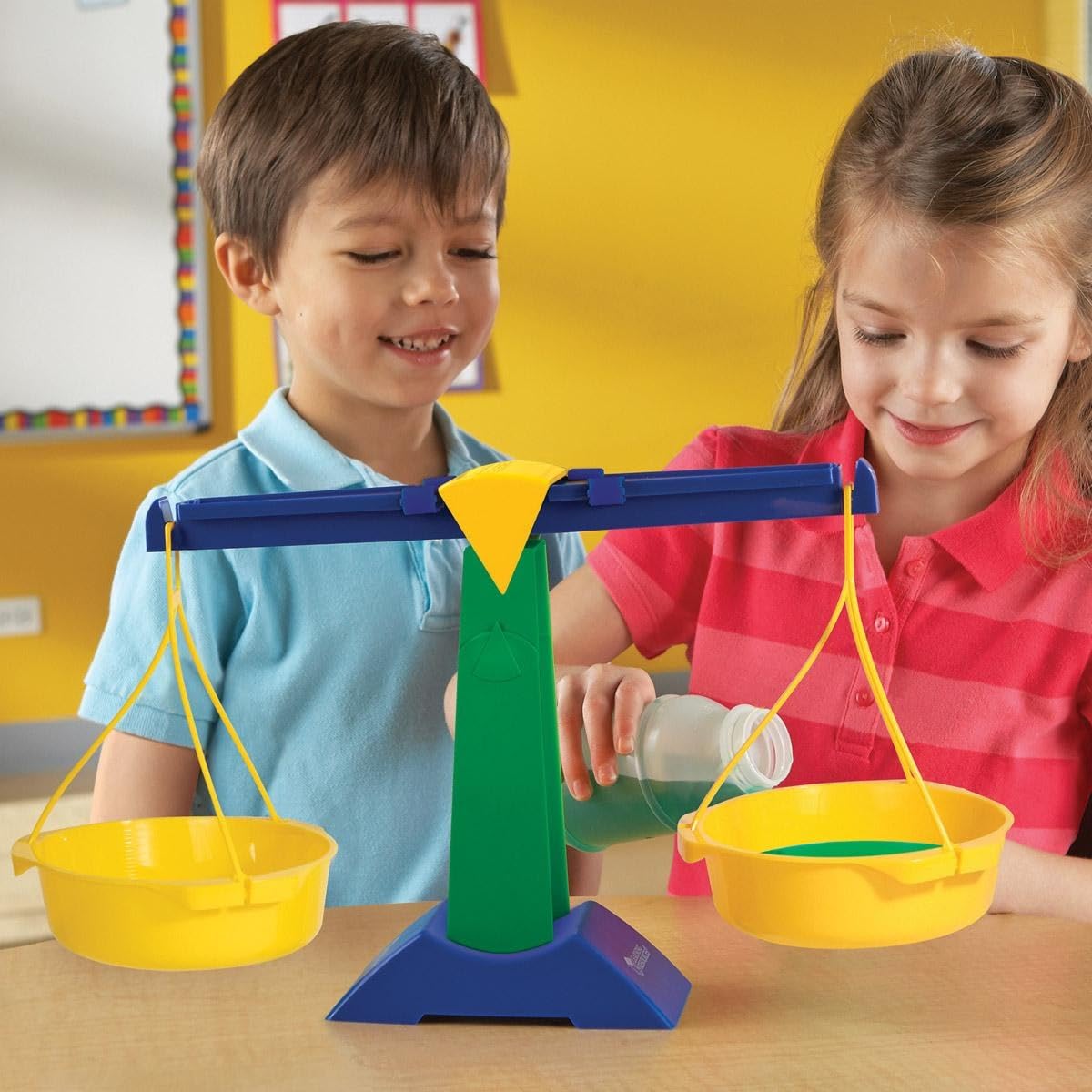 Learning Resources Pan Balance - Back to School, Homeschool, Math Toys, Teach Mass & Measurement, Ages 3+