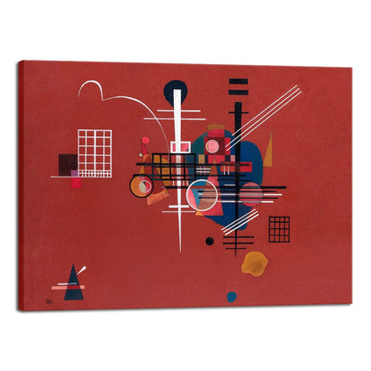 Wieco Art Framed Canvas Wall Art Composition VII, 1913 by Wassily Kandinsky Classic Abstract Famous Paintings Reproductions Canvas Wall Art for Home Decoration