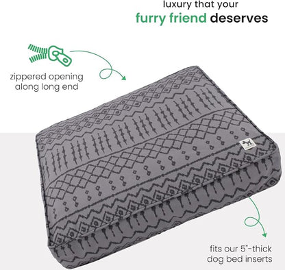 Molly Mutt Wild World Dog Bed Duvet Cover, 100% Cotton Canvas Cover for Dog, Puppy, or Cat Bed, Durable, Washable, and Free of Harmful Chemicals, Huge, 36"x45"x5"