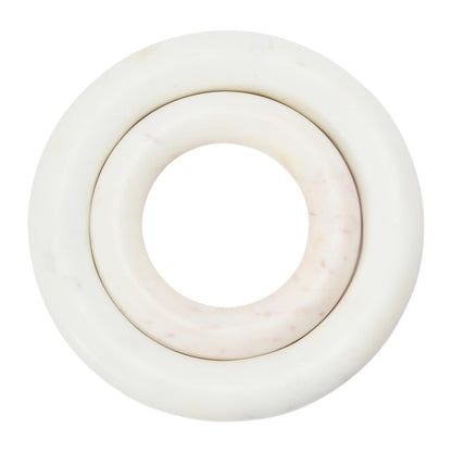 Creative Co-Op Marble Trivets for Dining Table, Set of 2