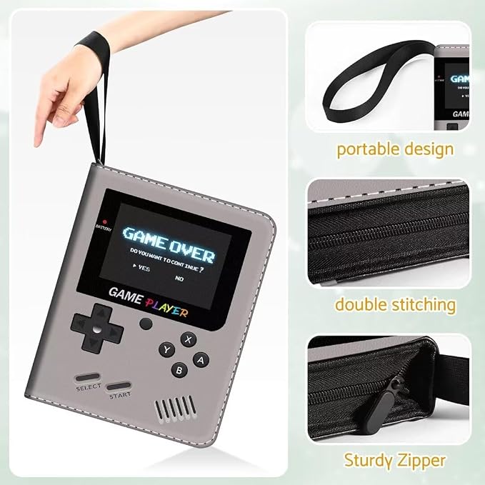Card Binder Holder 480 Pockets with 60 Removable Sleeves, Portable Game/Sports Trading Cards Binder Album Collector Organizer Protectors with Zipper,Waterproof