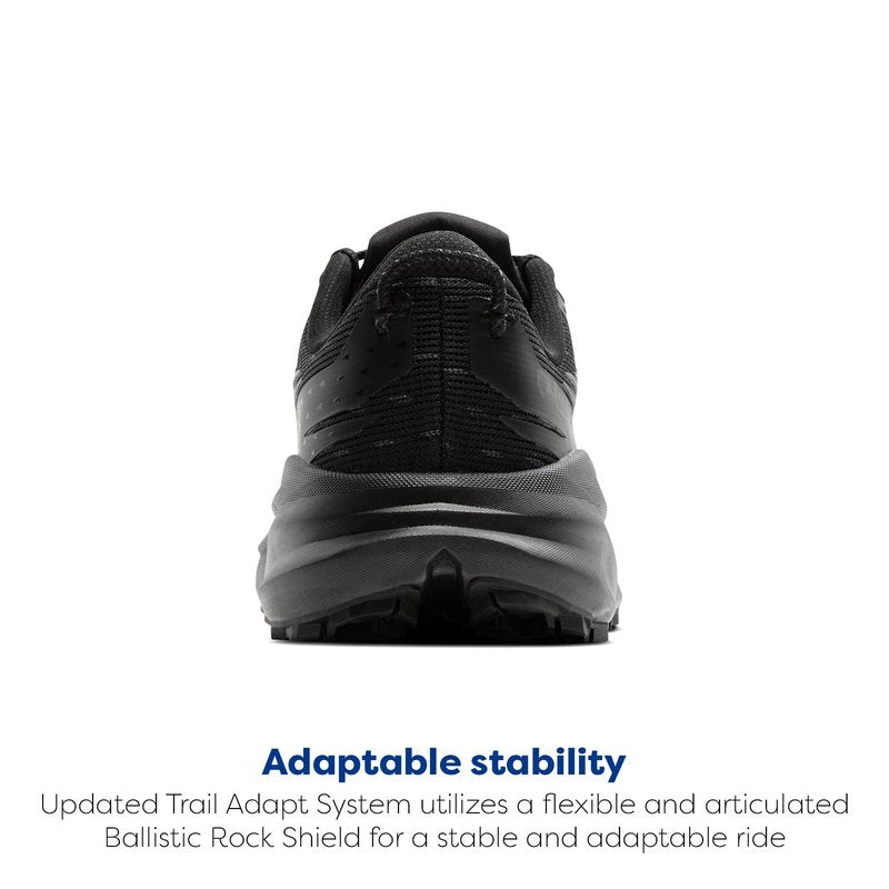 Brooks Women’s Cascadia 19 Mountain Trail Running Shoe - Black/Black/Ebony - 10 Medium