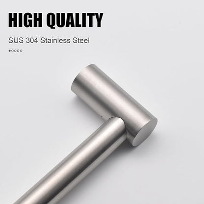 Honmein Towel Bar - Adjustable 304 Stainless Steel Towel Holder for Bathroom (11.8inch-22.6inch) Sturdy and Rustproof Wall Mounted Towel Rack for Bathroom Accessories, Silver…