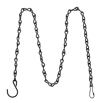 Foraineam 12 Pack 35 Inches Hanging Chains Flower Pot Basket Replacement Chain Plant Hangers for Bird Feeders, Birdbaths, Planters, Billboards, Lanterns and Ornaments