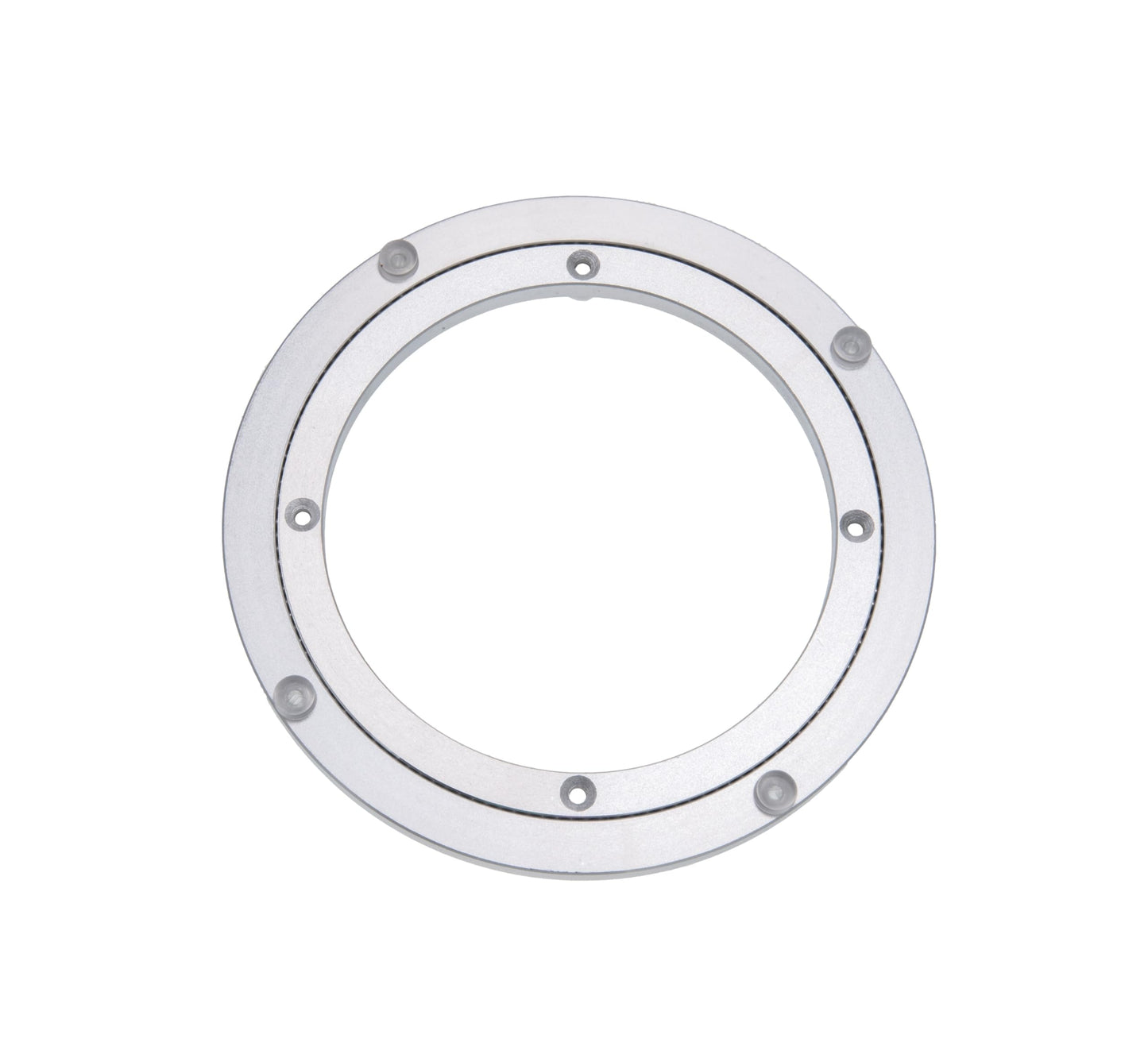 Dailydanny Aluminum Heavy Duty Lazy Susan Rotating Turntable Bearing Swivel Plate Hardware for Dining-Table (8 inch)