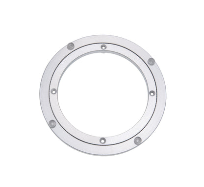 Dailydanny Aluminum Heavy Duty Lazy Susan Rotating Turntable Bearing Swivel Plate Hardware for Dining-Table (8 inch)