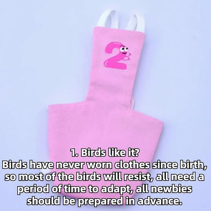 Bird Diaper Protective Parrot Nappy - 6 Pack, Reusable Flight Suit with Waterproof Inner Layer, Washable Cute Urine Wet Suit for Cockatiel Conure Macaw Lovebird (S)