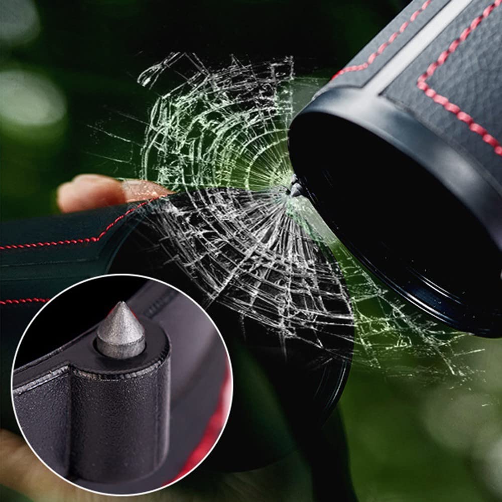 Car Tissue Tube, Cylinder Tissue Box Diameter 2.75'' PU Leather Round Tissues Container for Car Cup Holder, Up to 30 Count Tissue