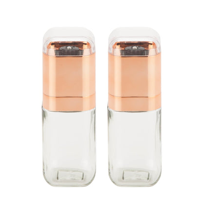Honey-Can-Do 2-Piece Spice Mill Set, Rose Gold