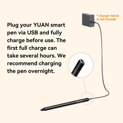 Yuan Digital Sync Pen with Notebook, Smart Writing Set Real time Sync Digitizing for Paper Notes Convert to Text, Smart Pen and Notebook for Note Taking Sync Notes to Phone/Tablet Instantly