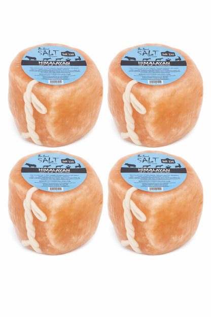 The Original Salt Company 100% Organic Himalayan Salt Lick Provides Essential Minerals for Your Horse/Livestock. This 4.4 lbs Natural Pink Salt Block on a Rope Supports Hydration/Digestion/Wellness.